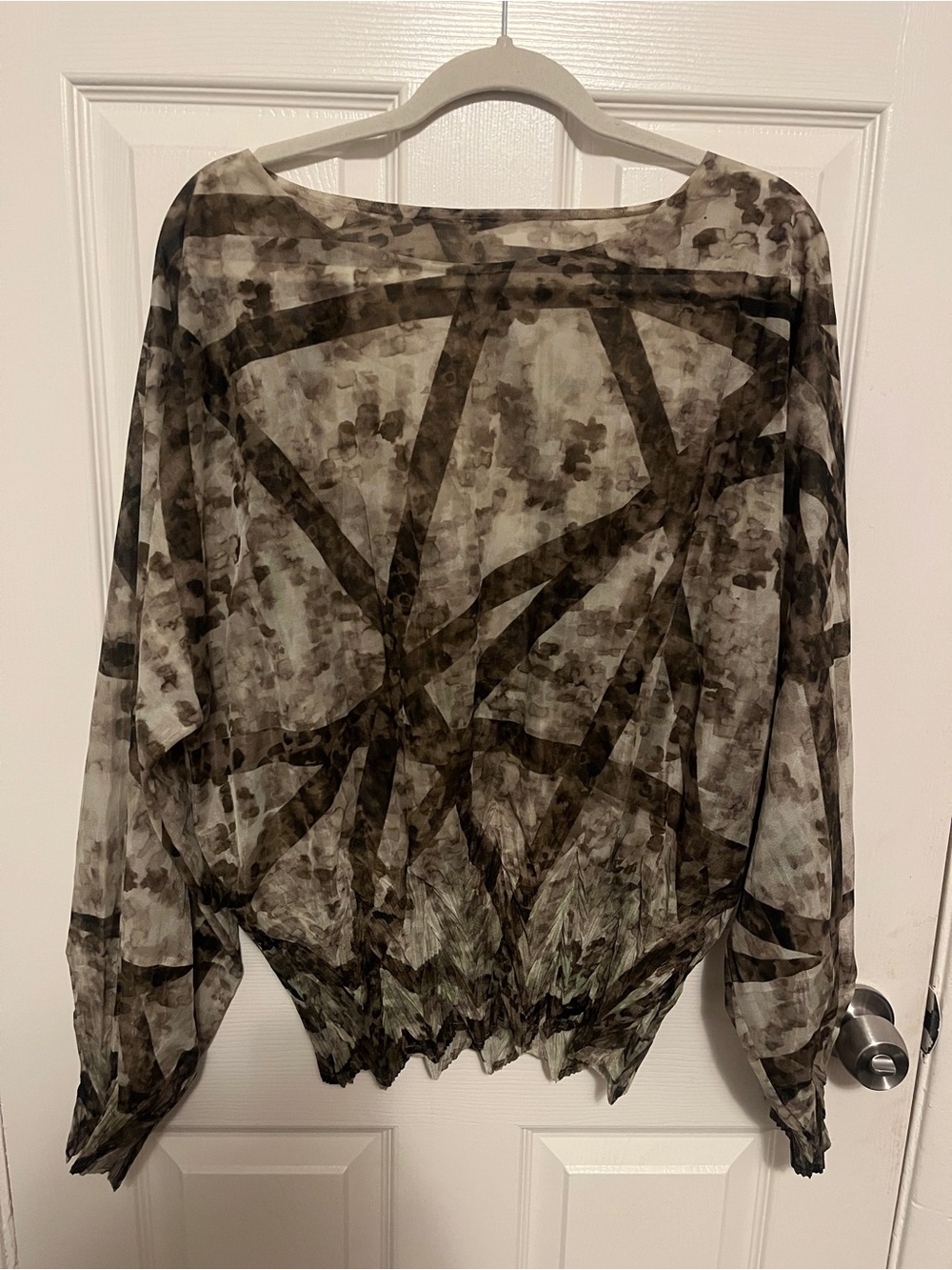 Issey Miyake green top